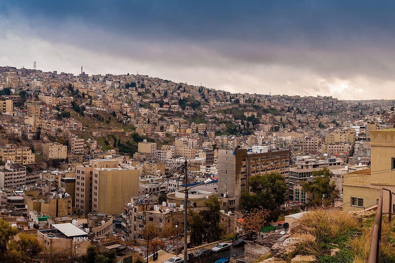 Vue de Amman, Jordanie
