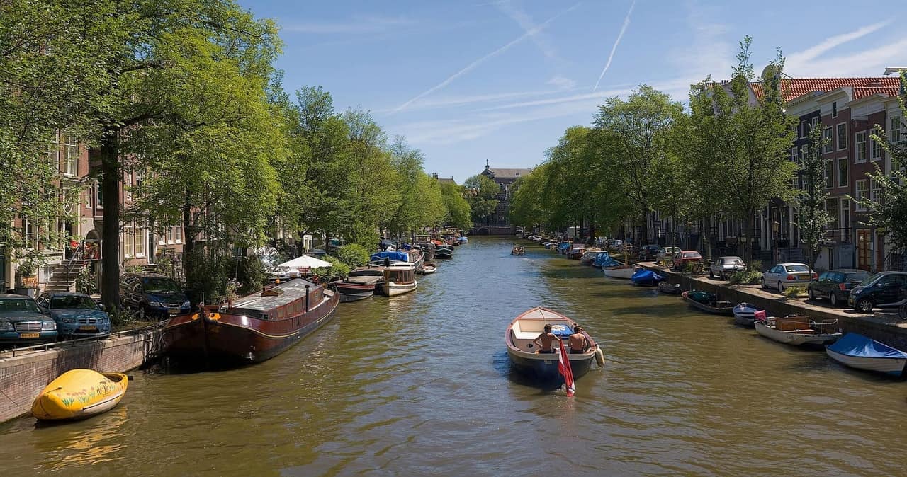 Vue de Amsterdam, Pays-Bas