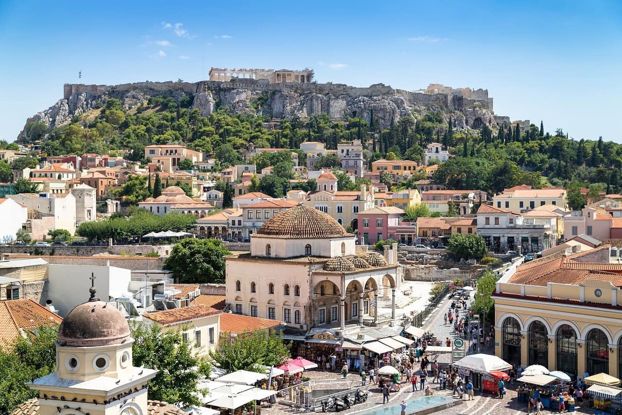 Vue de Athènes, Grèce