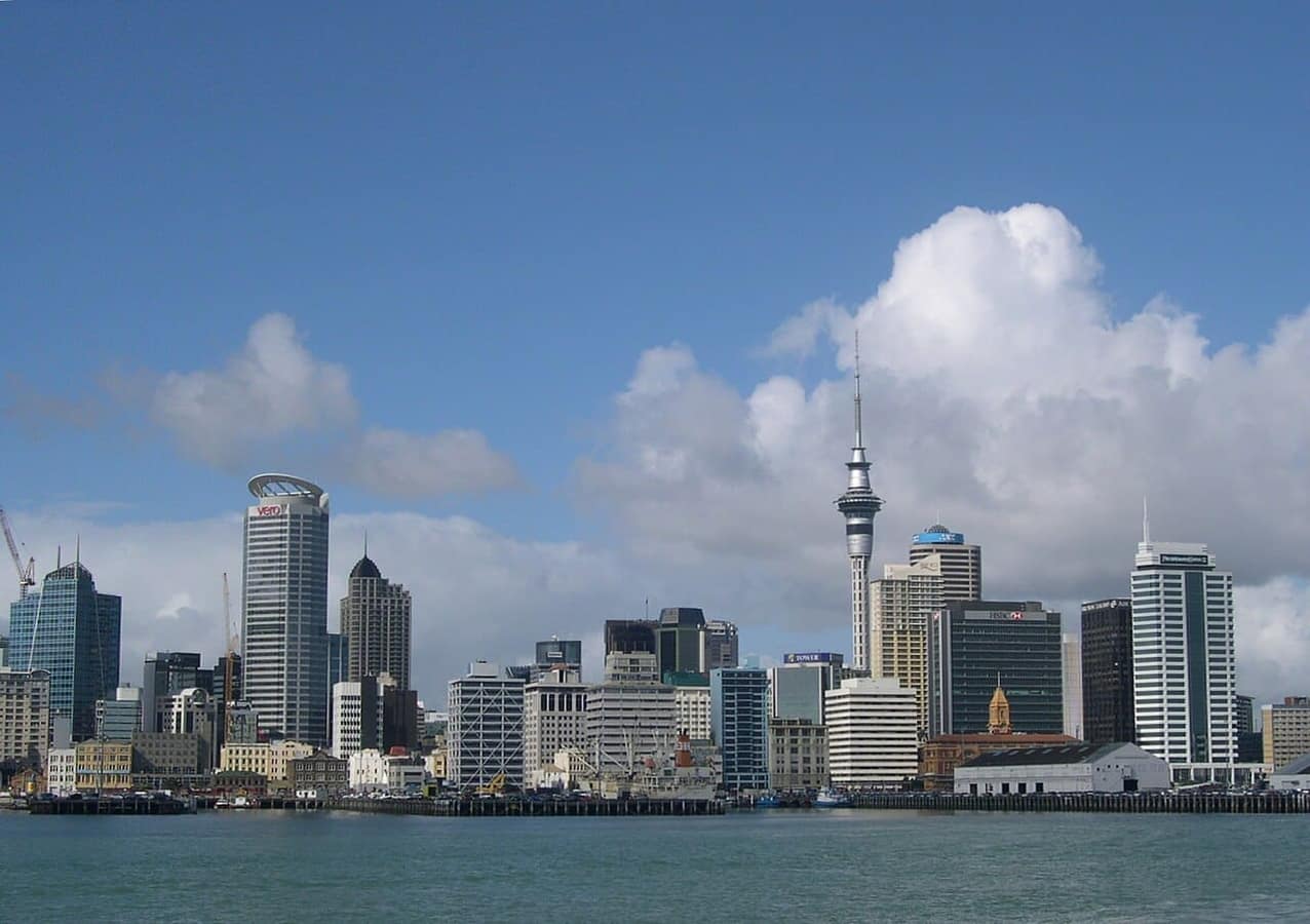 Vue de Auckland, Nouvelle-Zélande