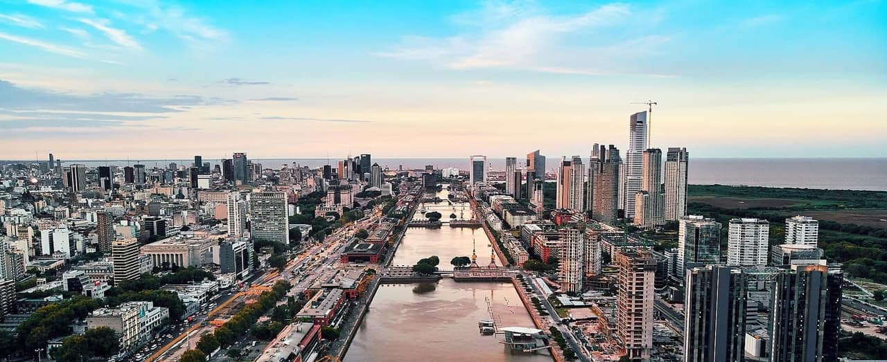 Vue de Buenos Aires, Argentine