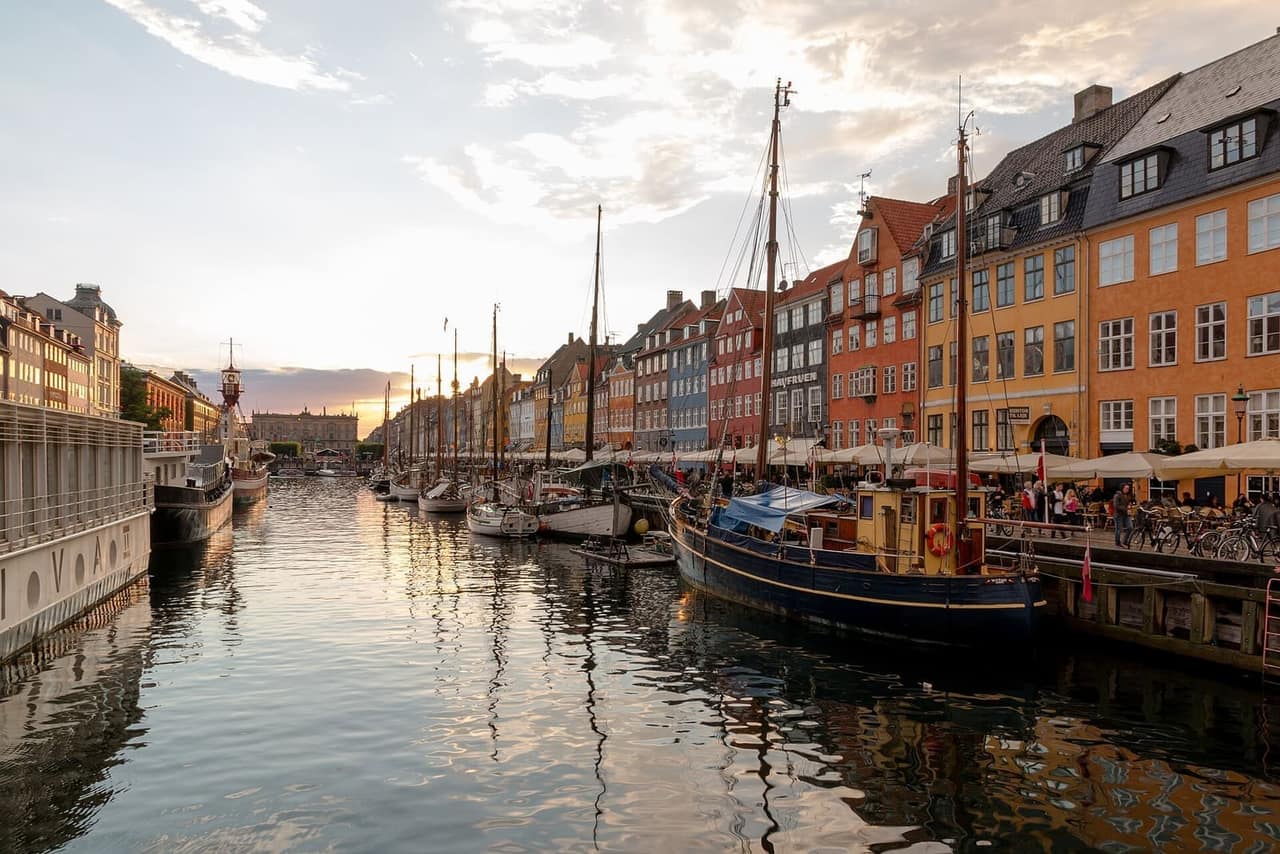 Vue de Copenhague, Danemark
