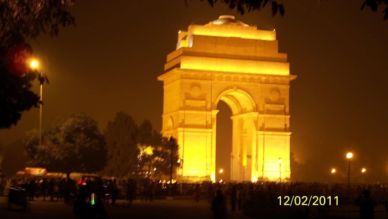Vue de Delhi, Inde