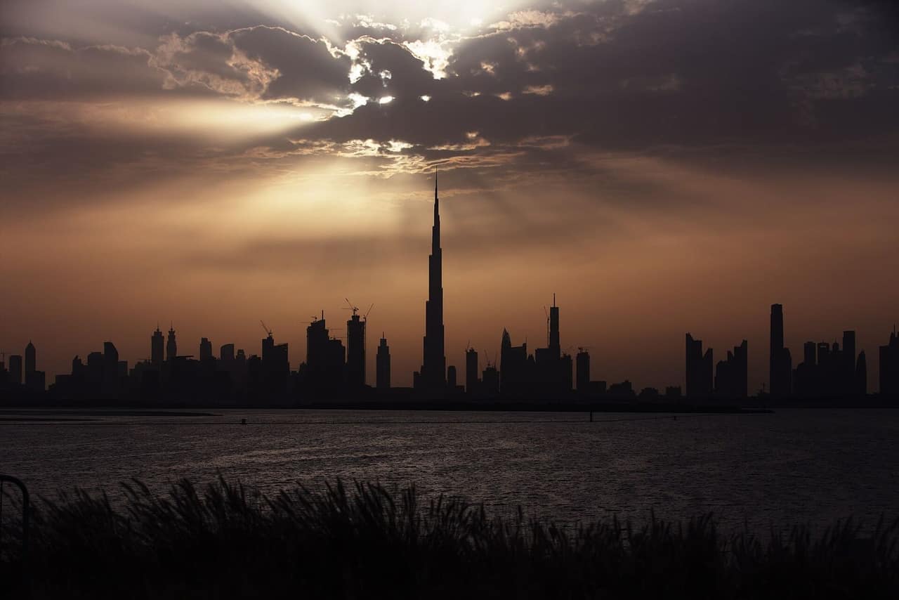 Vue de Dubaï, Émirats arabes unis