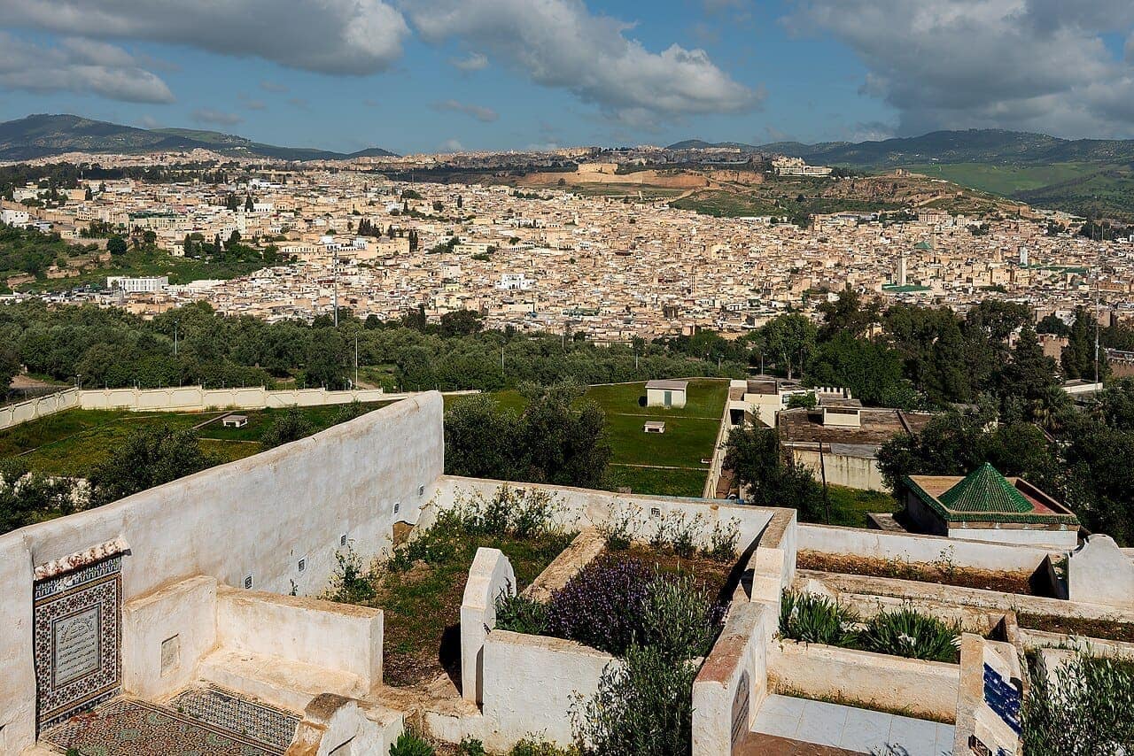 Vue de Fès, Maroc