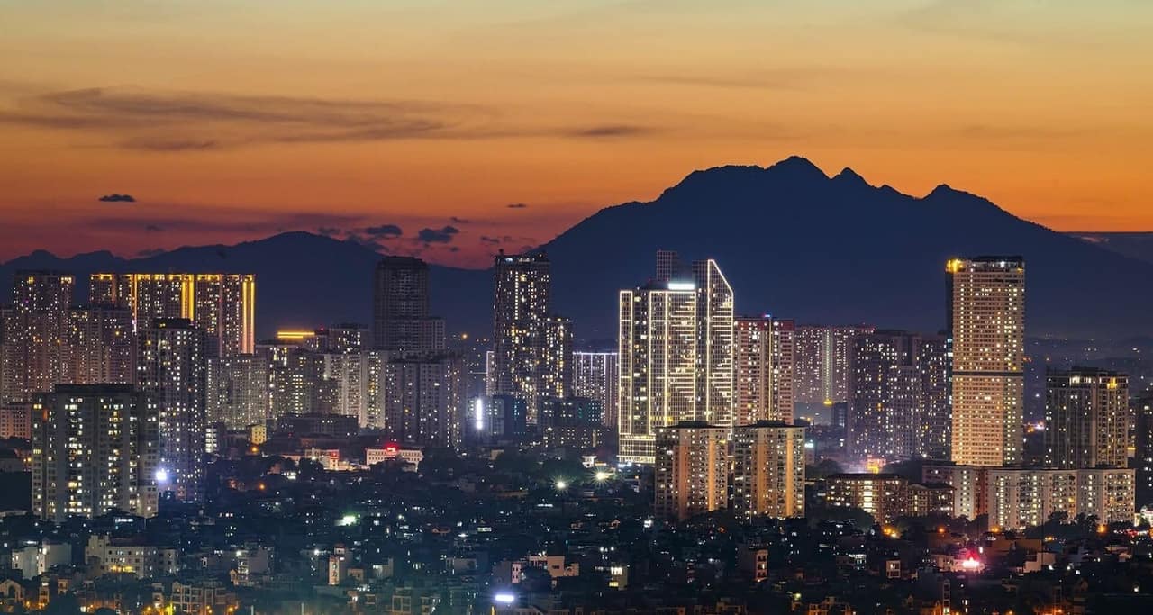 Vue de Hanoï, Vietnam
