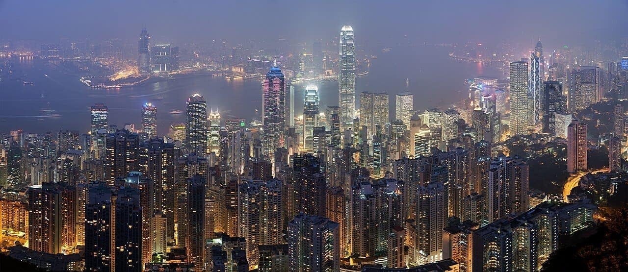Vue de Hong Kong, Chine