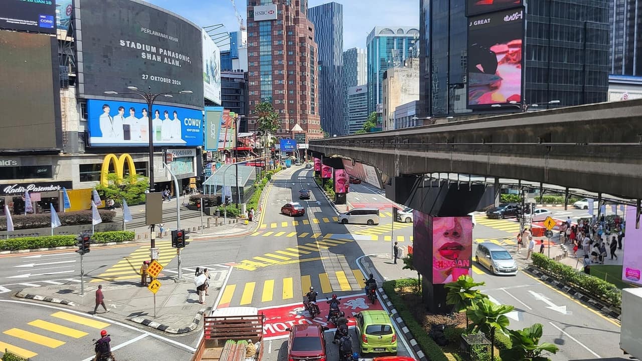 Vue de Kuala Lumpur, Malaisie
