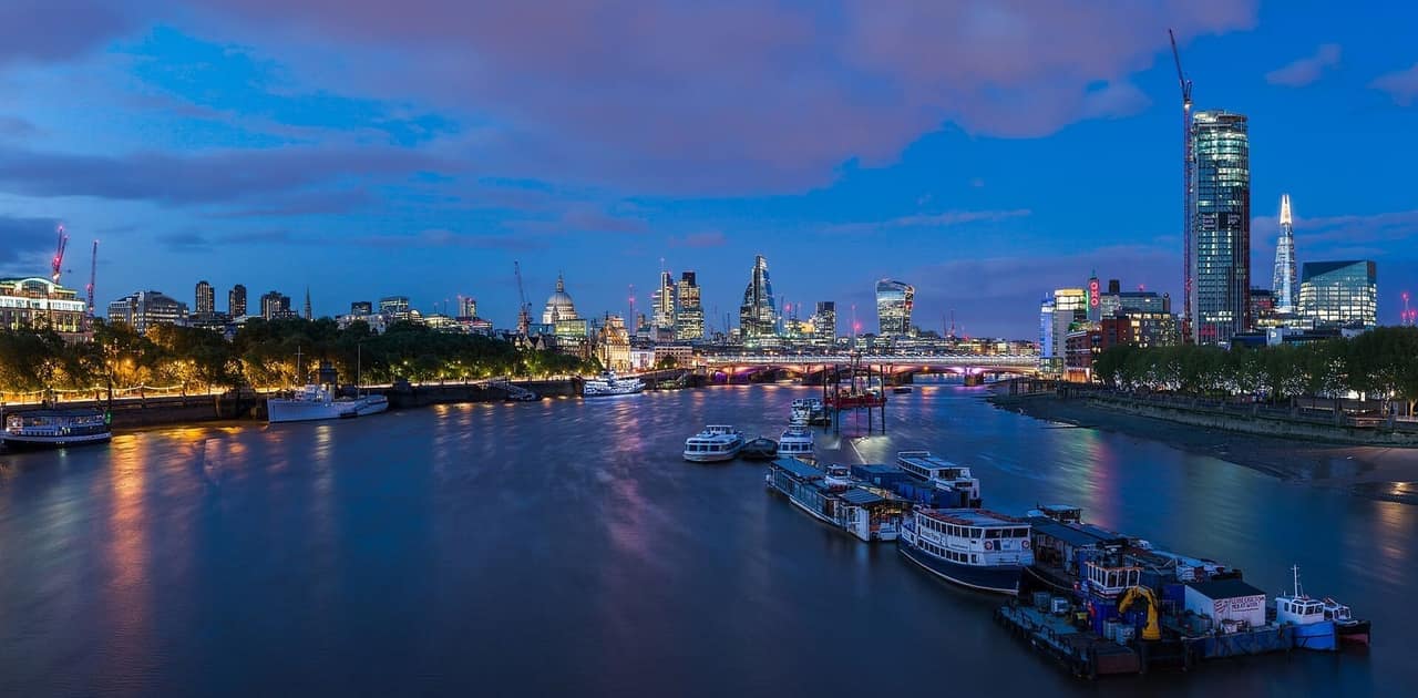 Vue de Londres, Royaume-Uni