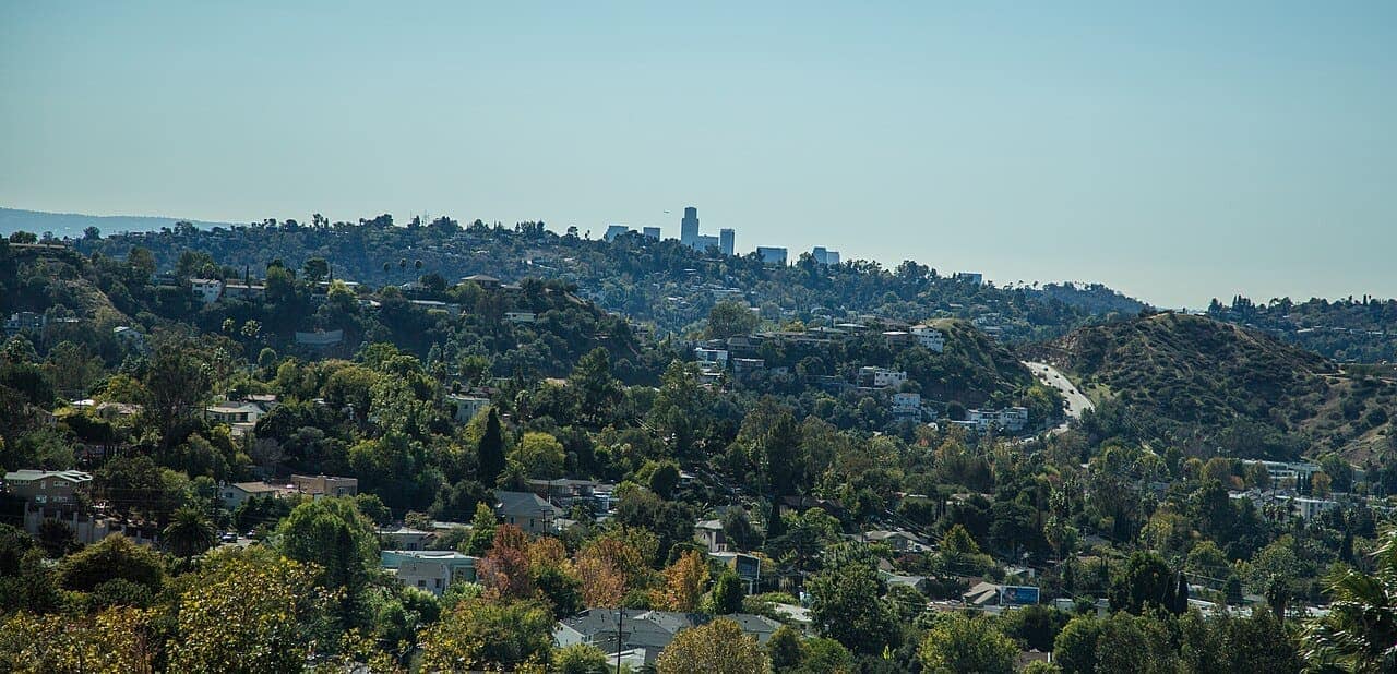 Vue de Los Angeles, États-Unis
