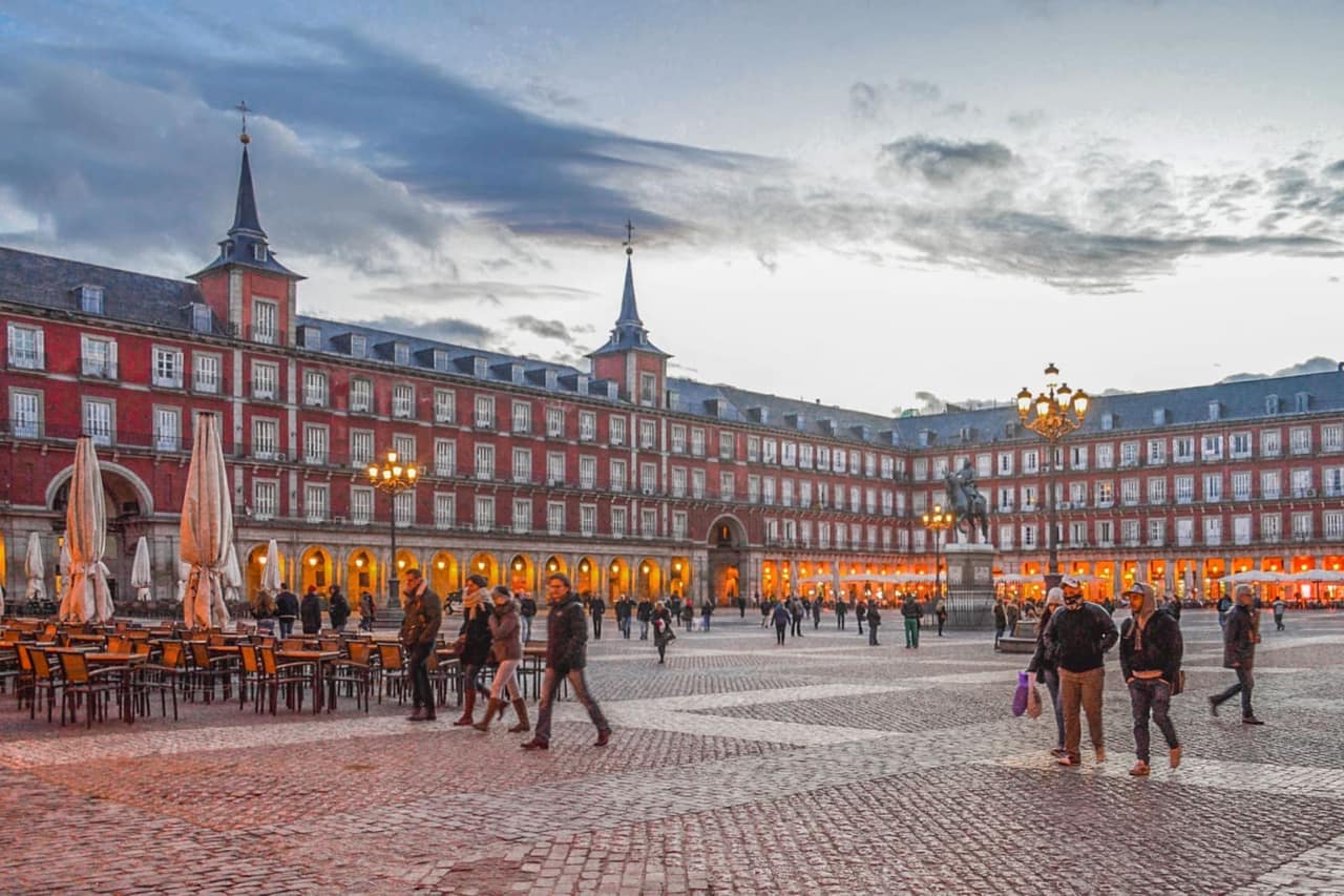 Vue de Madrid, Espagne
