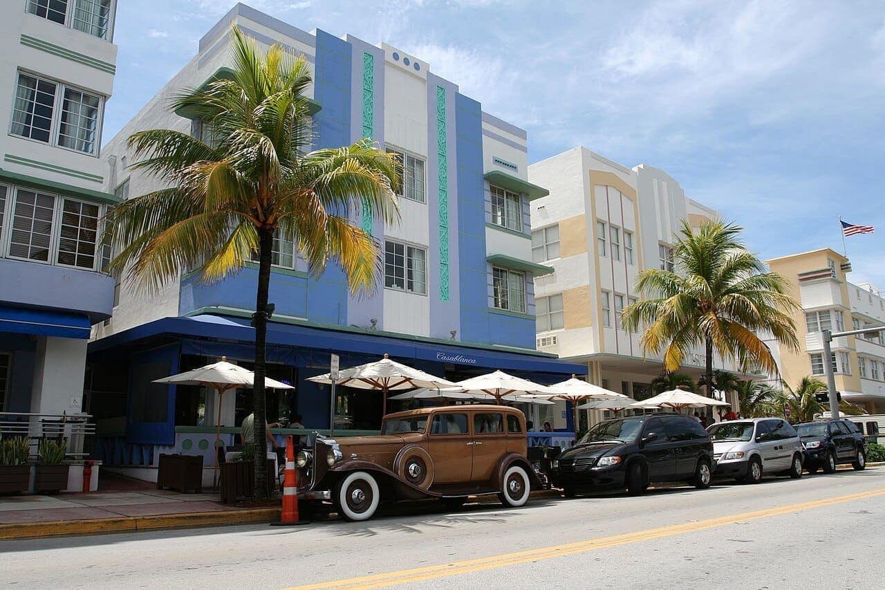 Vue de Miami, États-Unis