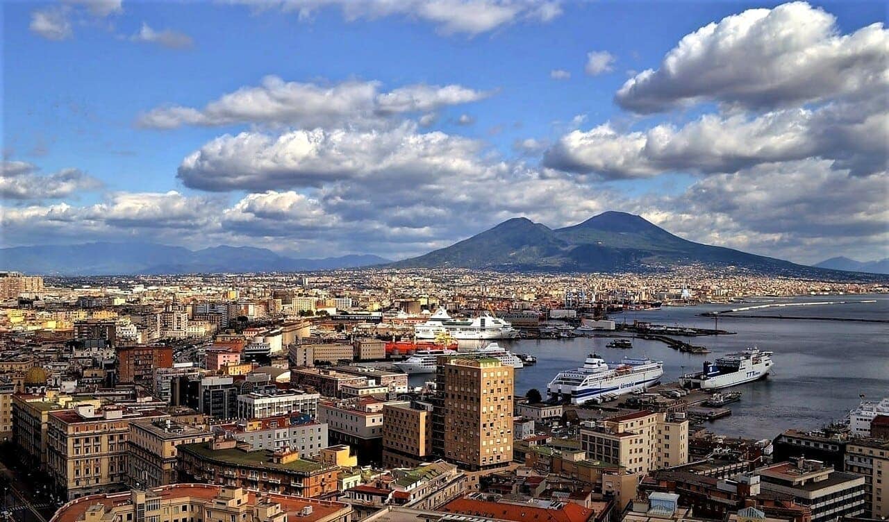 Vue de Naples, Italie