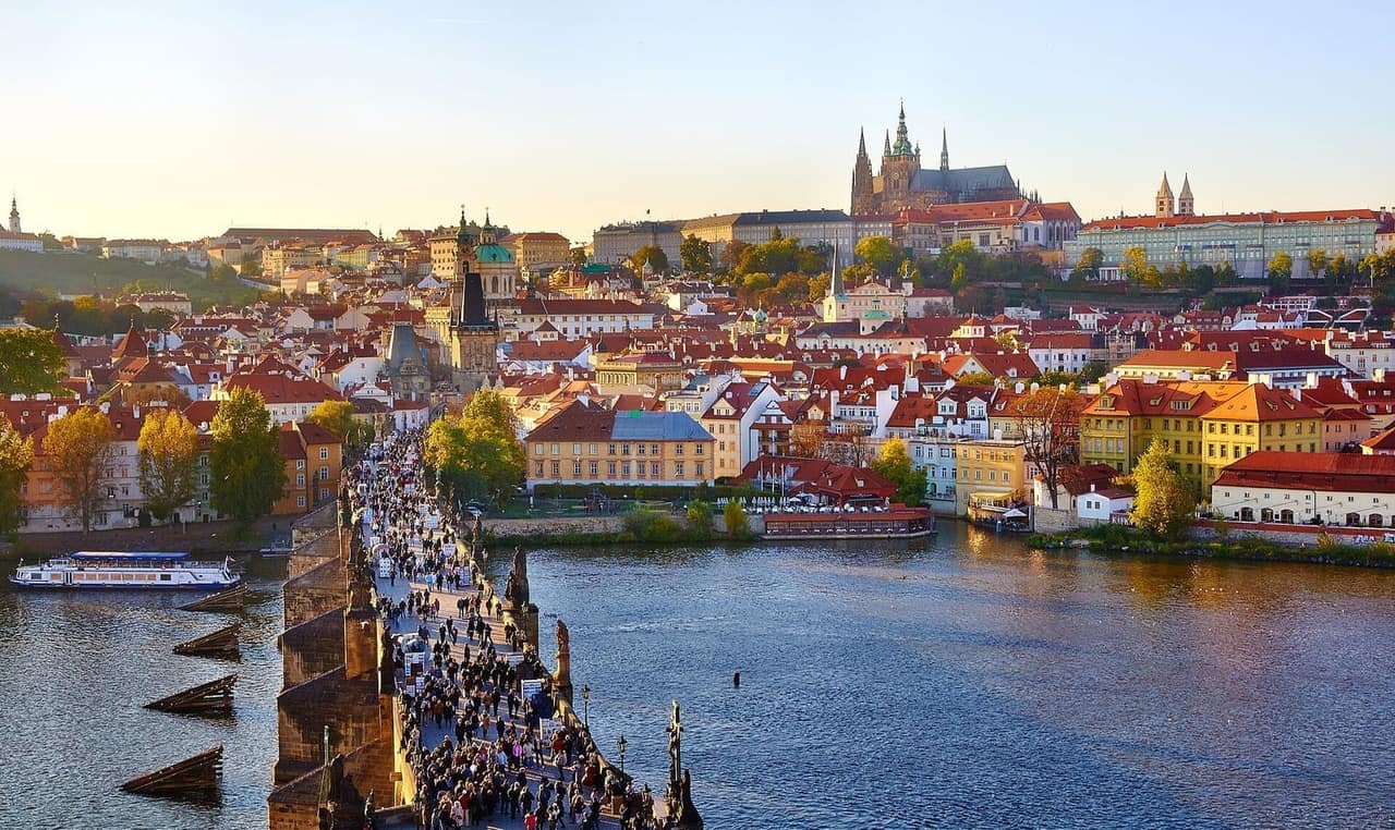 Vue de Prague, Tchéquie