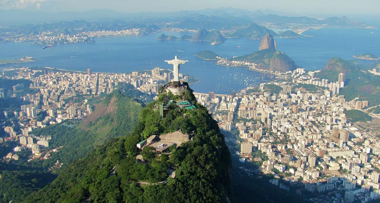 Vue de Rio de Janeiro, Brésil