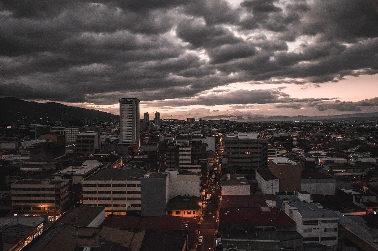 Vue de San José, Costa Rica