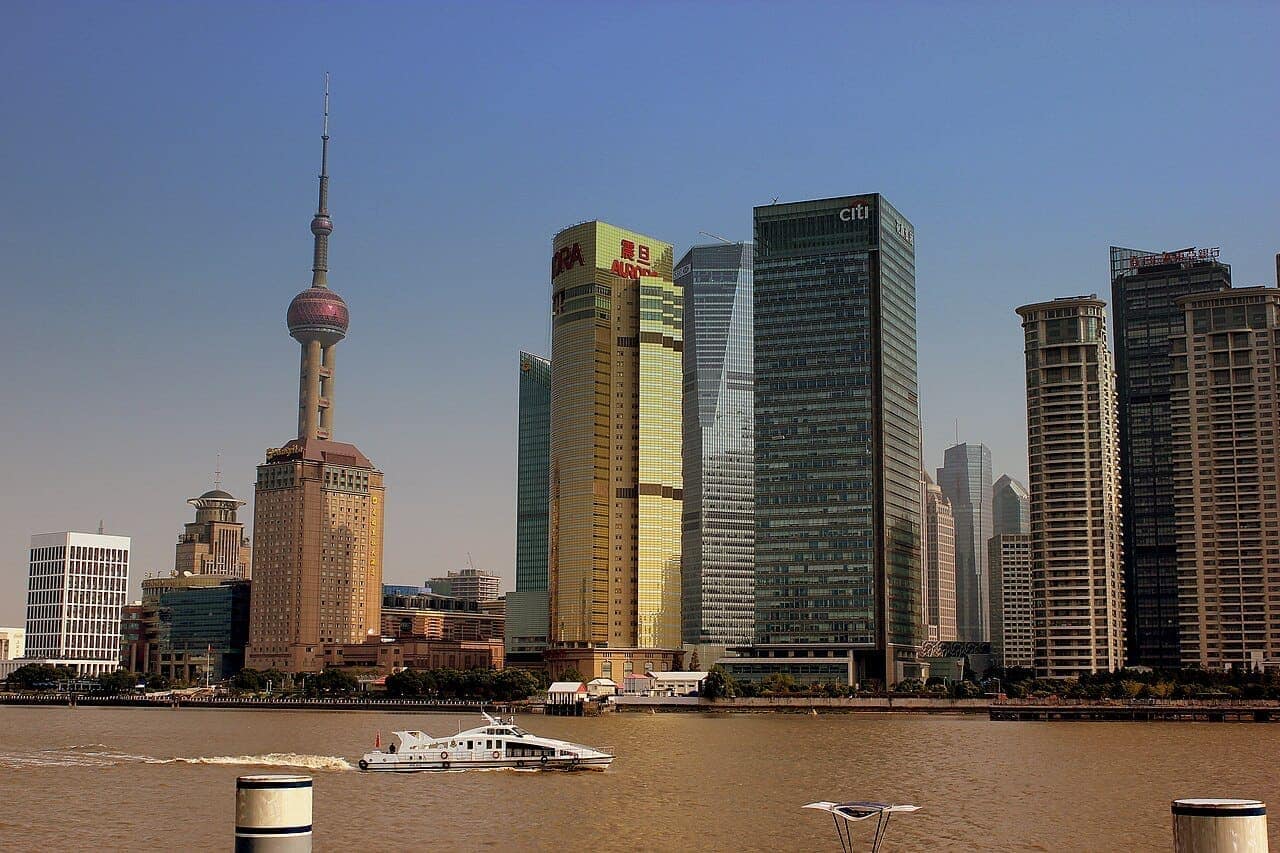 Vue de Shanghai, Chine