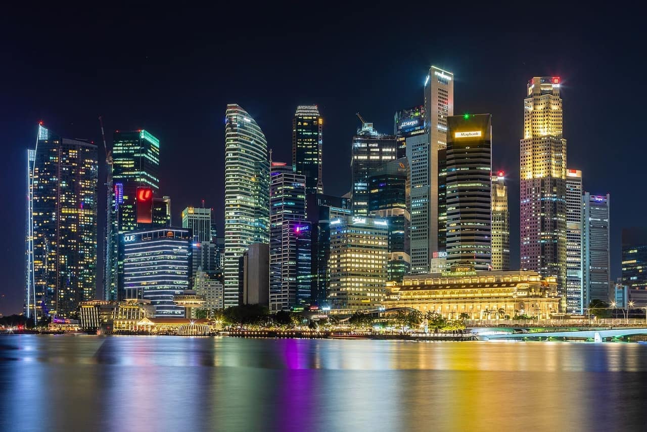 Vue de Singapour, Singapour