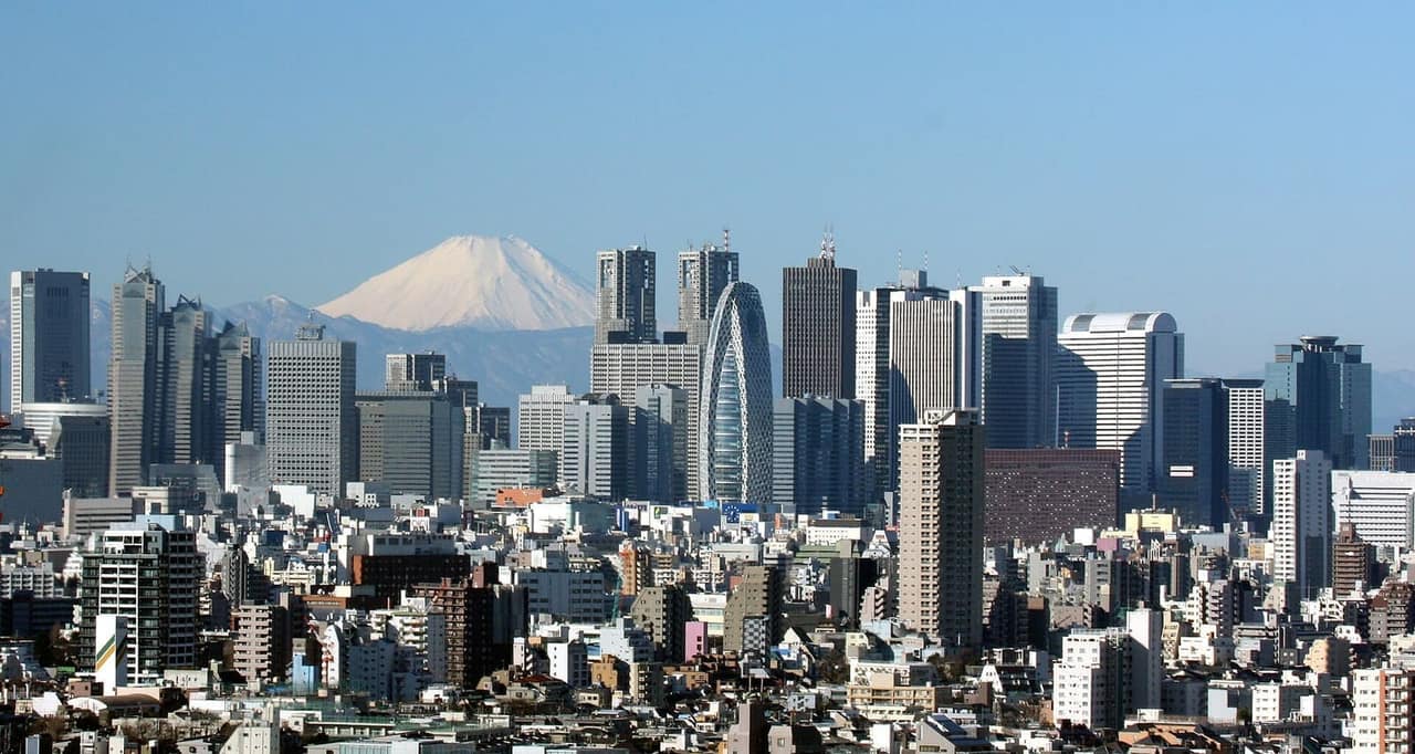 Vue de Tokyo, Japon